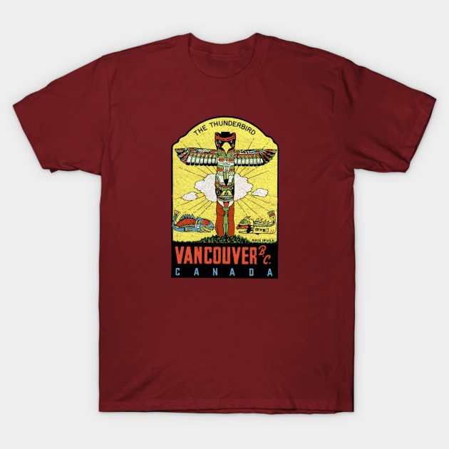 Vancouver Thunderbird T-Shirt by Midcenturydave